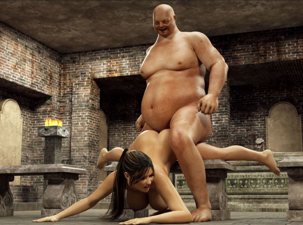 3d Porn Fat Guy - Fat Man Bangs 3D Babe